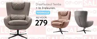 Profijt Meubel Draaifauteuil Temba aanbieding