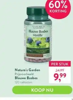 Holland & Barrett Blauwe bosbes aanbieding