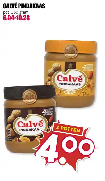 MCD Supermarkt Calvé pindakaas aanbieding