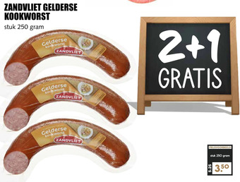 MCD Supermarkt Zandvliet gelderse kookworst aanbieding