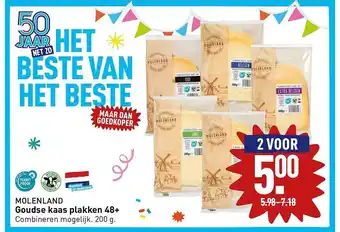 ALDI Molenland goudse kaas plakken 48+ aanbieding