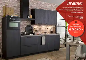 Superkeukens Breitner aanbieding