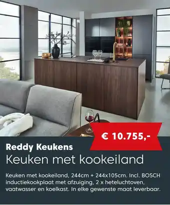 Villa Arena Reddy keukens keuken met kookeiland aanbieding