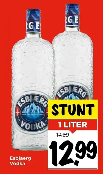 Vomar Voordeelmarkt Esbjaerg vodka 1 liter aanbieding