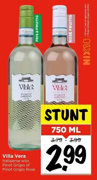 Vomar Voordeelmarkt Villa vera 750ml aanbieding