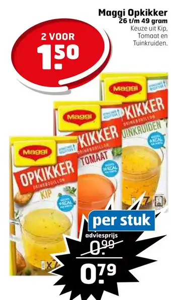 Trekpleister Maggi opkikker aanbieding