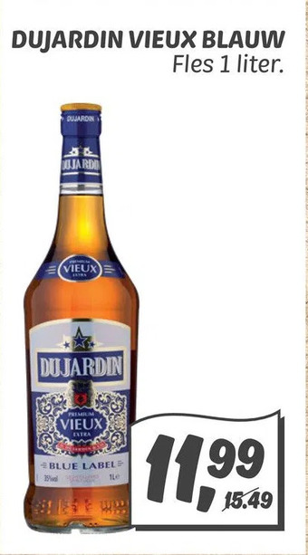 Dekamarkt Dujardin vieux blauw aanbieding