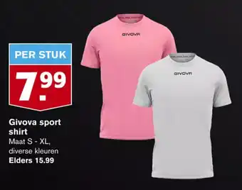 Hoogvliet Givova sport shirt aanbieding