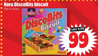 Dirk Nora discobits biscuit aanbieding