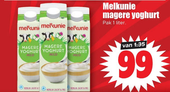 Dirk Melkunie magere yoghurt aanbieding