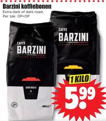 Dirk Barzini koffiebonen aanbieding