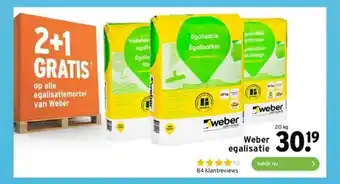 GAMMA Weber weber egalisatie aanbieding