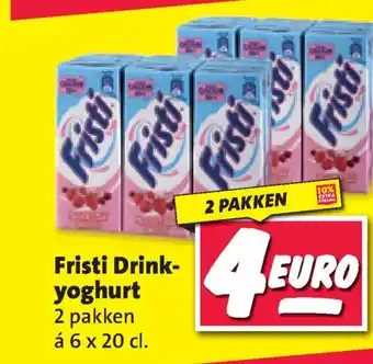 Nettorama Fristi drink-yoghurt 6 x 20cl aanbieding