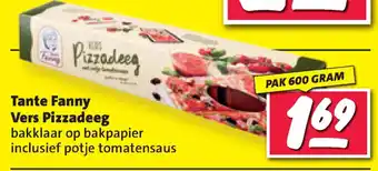 Nettorama Tante fanny vers pizzadeeg 600g aanbieding