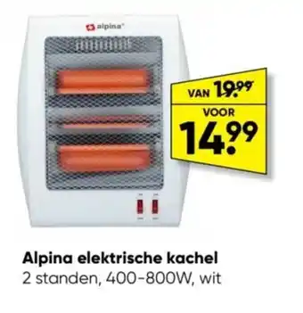 Big Bazar Alpina elektrische kachel aanbieding