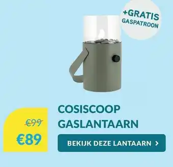Van der Garde tuinmeubelen Gaslantaarn Cosiscoop aanbieding