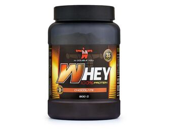 House of Nutrition M double you 100% whey protein (chocolate - 900 gram) aanbieding