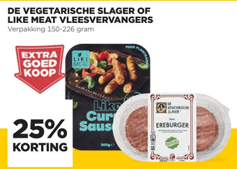Jumbo De vegetarische slager of like meat vleesvervangers aanbieding