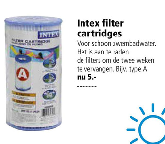 Welkoop Intex Filtercartridge - A aanbieding