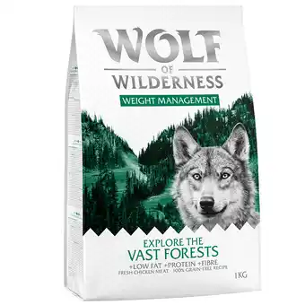 Zooplus 5x1kg weight management wolf of wilderness hondenvoer aanbieding