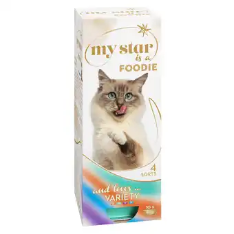 Zooplus 10x90g is a foodie pakket 1: my star kattenvoer aanbieding