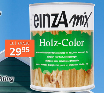 De Verfzaak Holz-Color aanbieding