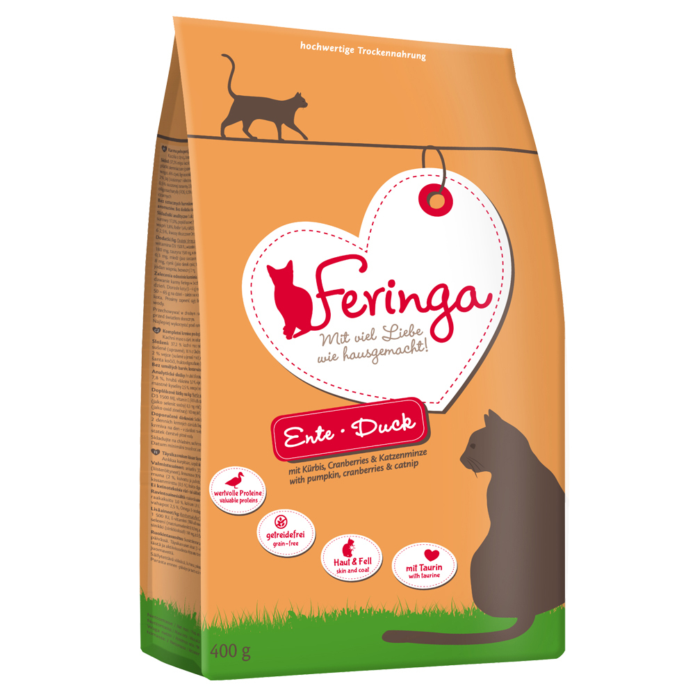 400g adult eend feringa kattenvoer aanbieding bij Zooplus