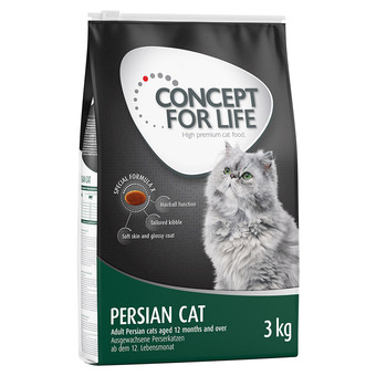 Zooplus 3kg adult persian concept for life kattenvoer droog aanbieding