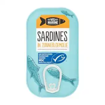 Coop Vismarine msc sardines in zonnebloemolie aanbieding