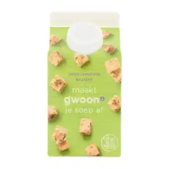 Coop G'woon soep croutons kruiden aanbieding