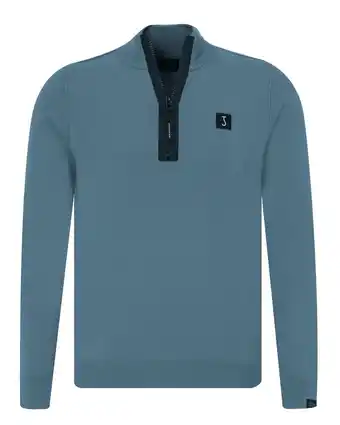 Only for Men Butcher of blue clifden halfzip schipperstrui aanbieding