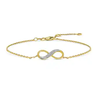 Siebel Juweliers Geelgouden armband met zirkonia b137-59009z-y aanbieding