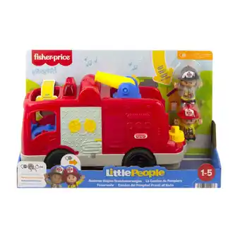 Top1Toys Fisher price little people grote brandweerauto aanbieding