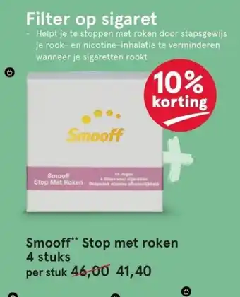 Etos Smooff Stop met roken 4 stuks aanbieding