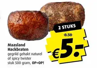 Boni Maasland hackbraten aanbieding