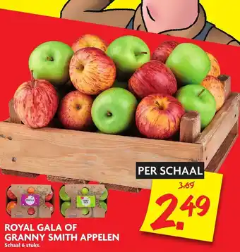 Dekamarkt Royal Gala of Granny smith appelen 6 st aanbieding