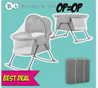 Van Asten BabySuperstore Kinderkraft Wieg Lovi 3-in-1 Grey aanbieding