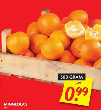 Dekamarkt Minneola's 500 gr aanbieding