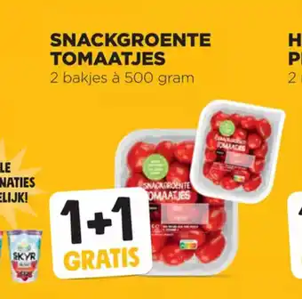 Jumbo Snackgroente Tomaatjes 2 bakjes a 500 gram aanbieding