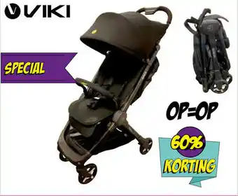 Van Asten BabySuperstore Viki Buggy xs Easyfold Black aanbieding