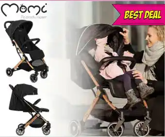 Van Asten BabySuperstore Momi Buggy Estelle Black aanbieding