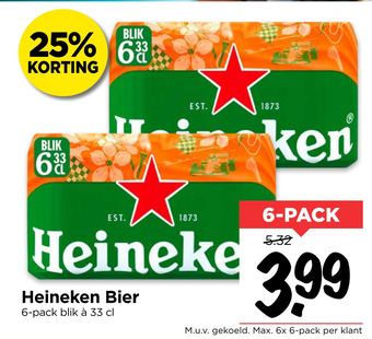 Vomar Voordeelmarkt Heineken Bier aanbieding