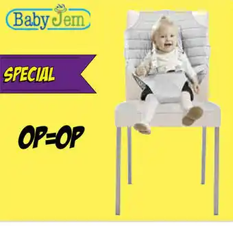 Van Asten BabySuperstore Baby Jem Meeneem Kinderstoeltje Grijs aanbieding