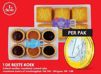 Dekamarkt 1 de Beste koek 240-300 gr aanbieding