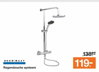 BOUWMAAT Regendouche systeem aanbieding