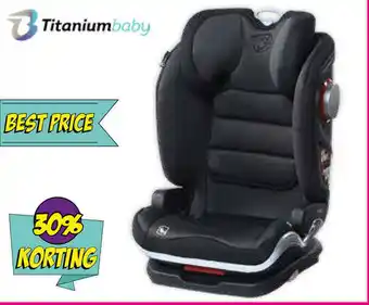 Van Asten BabySuperstore Titanium Baby Autostoel Stingray IsoFix aanbieding