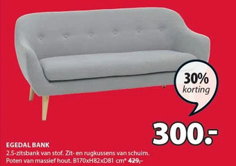 Jysk Egedal bank aanbieding