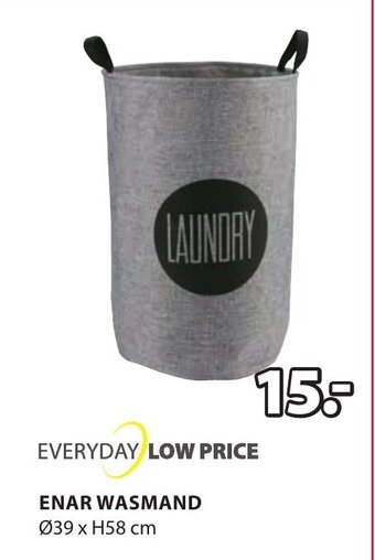 Jysk Enar wasmand aanbieding