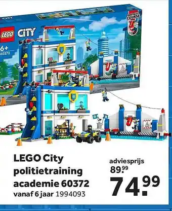 Intertoys Lego city politietraining academie 60372 aanbieding