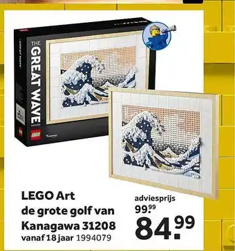 Intertoys Lego art de grote golf van kanagawa 31208 aanbieding